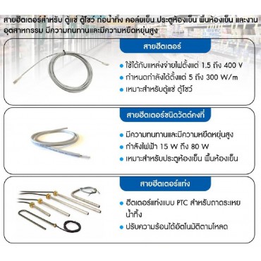 Cable Heaters for Cooling Line