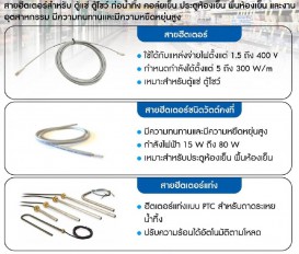 Cable Heaters for Cooling Line