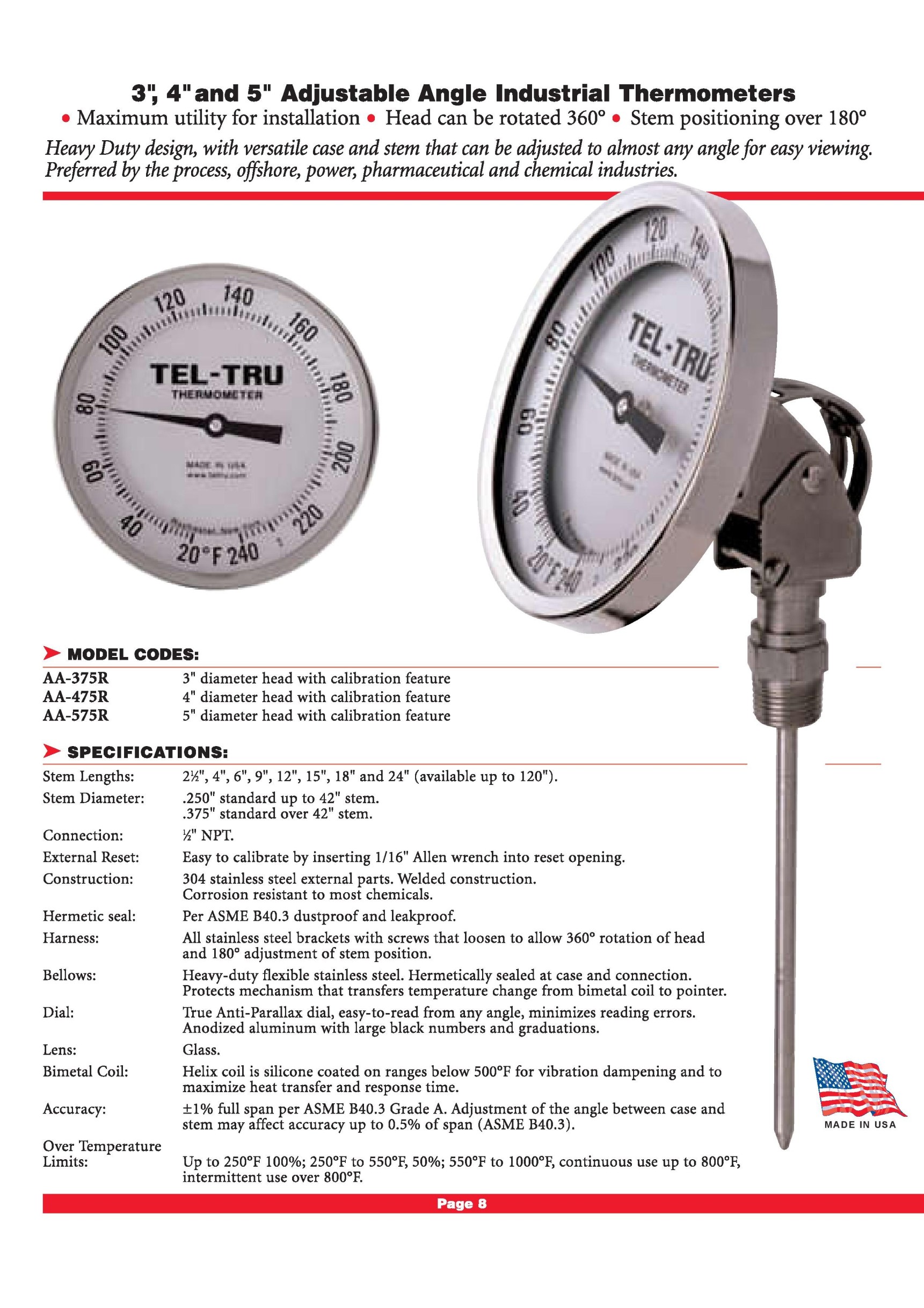 Thermometer adjust